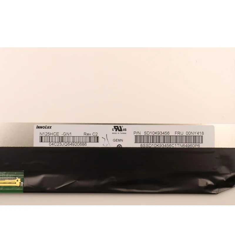 Imagem -06 - Tela de Exibição Lcd para Thinkpad B125han02.2 N125hce Gn1 c1 c2 c4 M125nwf4 r3 00hn883 00ny418 X260 X270 X280 A275 125 Polegada
