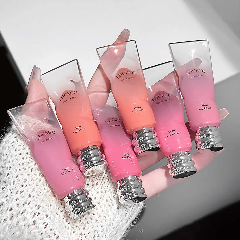 Water Plump Glaze Lip Gloss Moisturizing Mirror Finish Non Sticky_voghion.com
