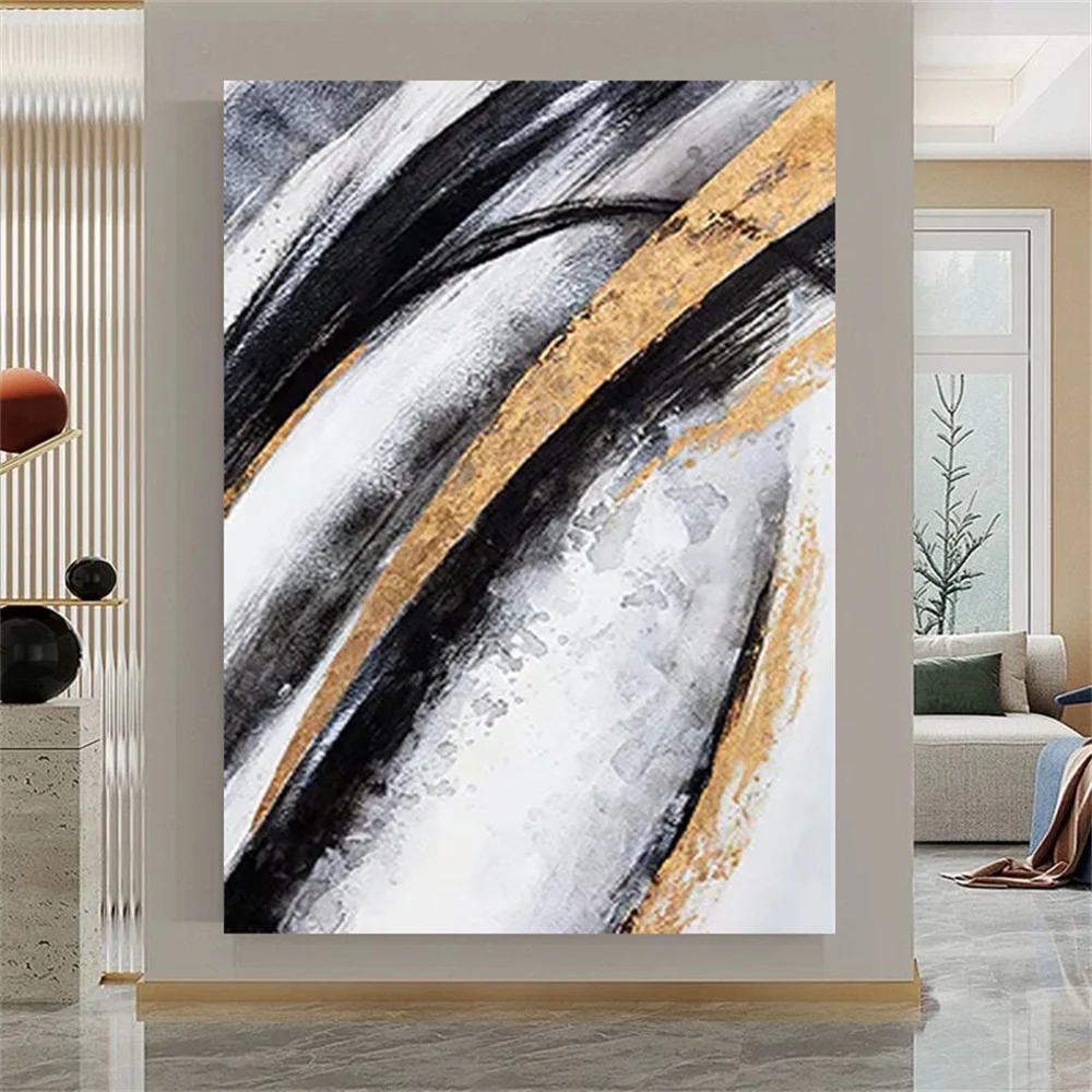 100% Handmade Wall Pictures Decorate Home Canvas Oil Painting Decor Room Piece Textured Simple Abstract Picture Modern Art Paint