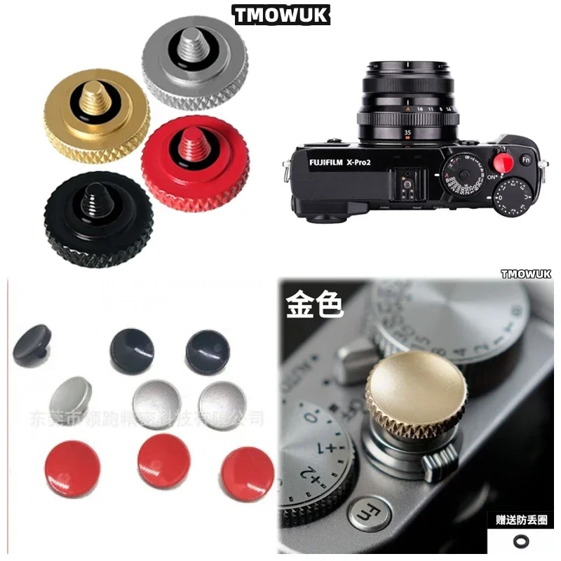 

Enhance Control For Fujifilm X100 X100T XPro2 XT3 XT10 XE2 GFX50R XH1 XA5 - Metal Concave Shutter Button Set