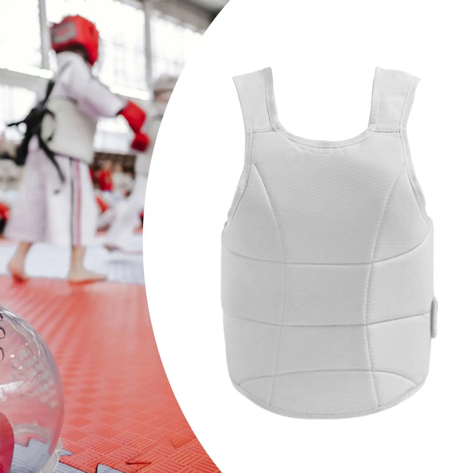 

Защита груди для каратэ, защита тела, профессиональная защита живота, легкое оборудование, защита груди для каратэ для тайского бокса