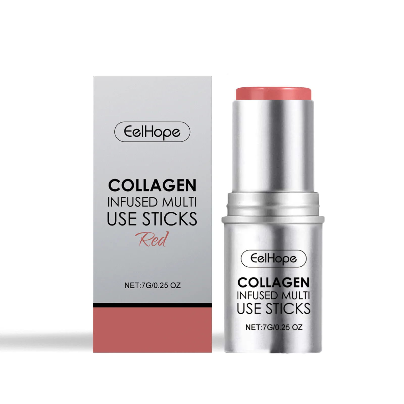 

Eelhope Collagen Makeup Stick Moisturizes Natural Multicolor Blush Stick 1pcs