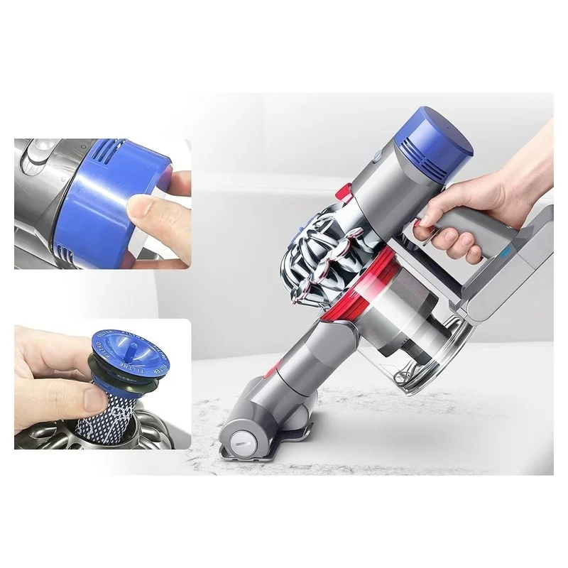 A65T Filter Replacement for Dyson V7 V8 Animal Absolute SV10 Cordless Vacuum 6 Piece Kit H12 HEPA
