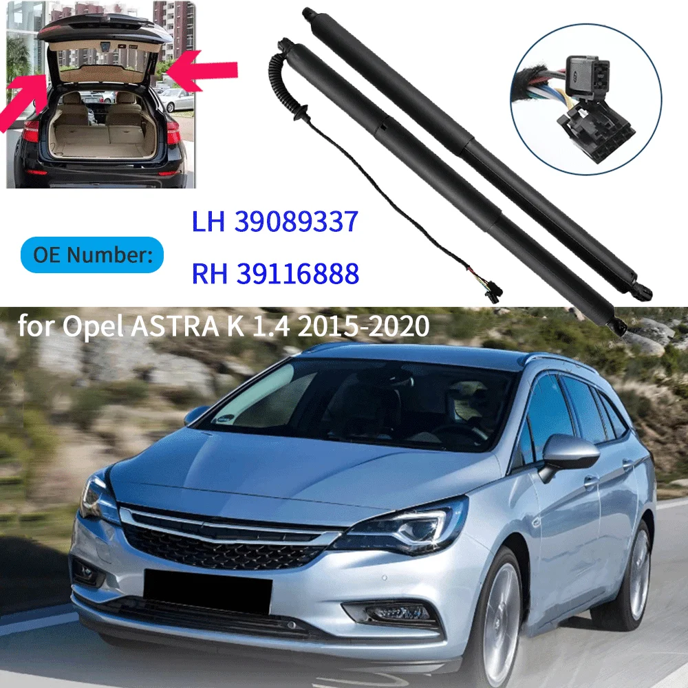 

39089337 39116888 ЗАДНЯЯ ДВЕРИ СТАЙЛИ В СБОРЕ для Opel ASTRA K 1.4 2015-2020 Электрические стойки задней двери багажника 39078579 39040433