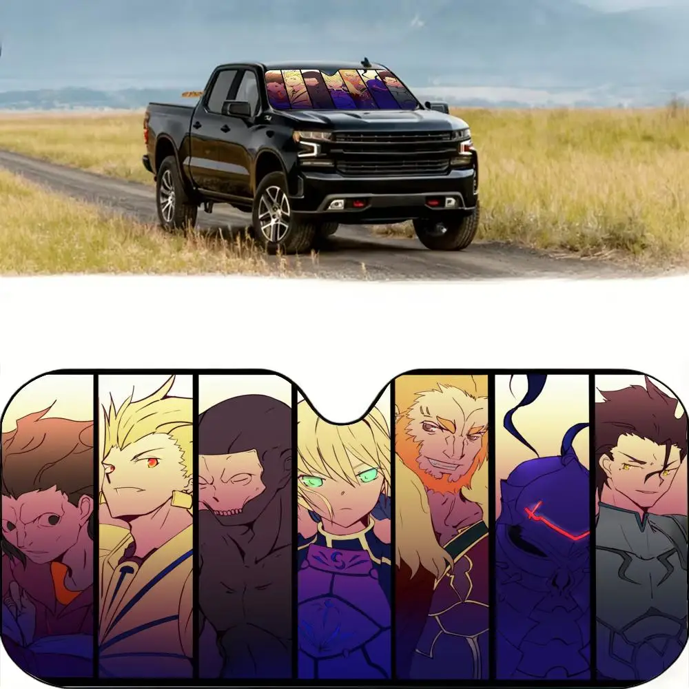 

Солнцезащитный козырек Anime F-Fate Zero, многоразовый, из алюминиевой фольги, с защитой от ультрафиолета, трехслойная теплоизоляция, солнцезащитные шторки для лобового стекла