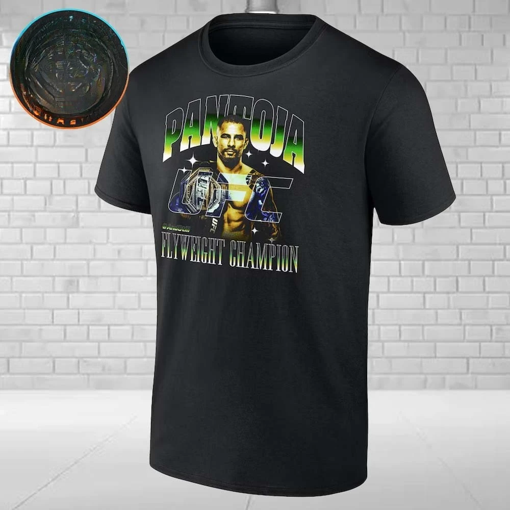 

Crew Neck T - Shirt with Sport Championship Creative - Inspired Graphic Featuring 2025 UFC Flyweight Art for Fans