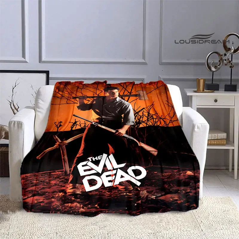 The Evil Dead Print Blankets Kids Warm Flannel Soft Comfort Blankets Home Travel Birthday Gifts