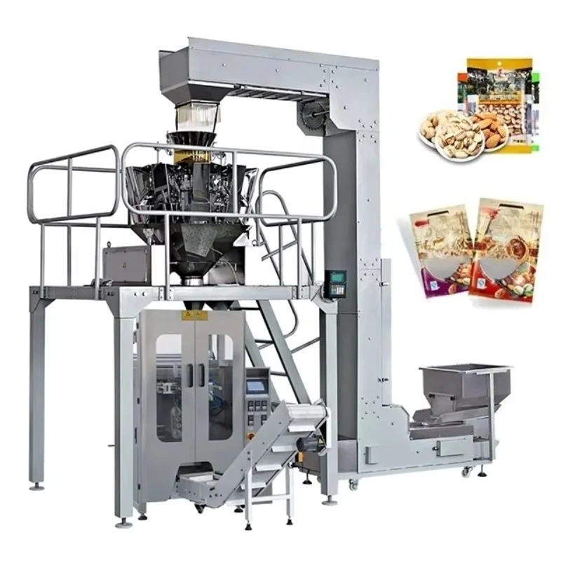 Customized Multifunctional Premade Bag Packing Machine For Nuts Peanut Cashew Seeds Granule Food Sealing Packaging