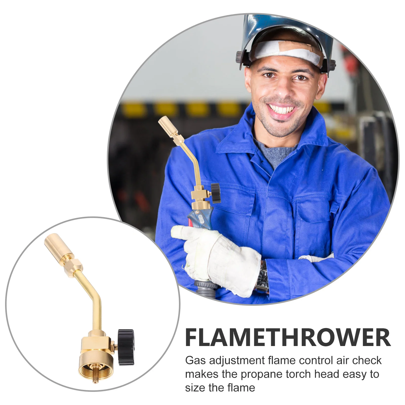 

Professional Propane Torch Brass Gas Torch Portable Precision Welding Accessory for Small Diameter Soldering Heating