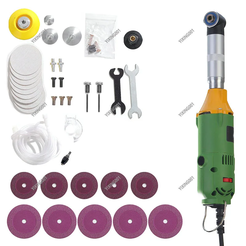 Adjustable Speed Tile Seam Grinder 90° Elbow Polishing Cleaning Tool for Grout