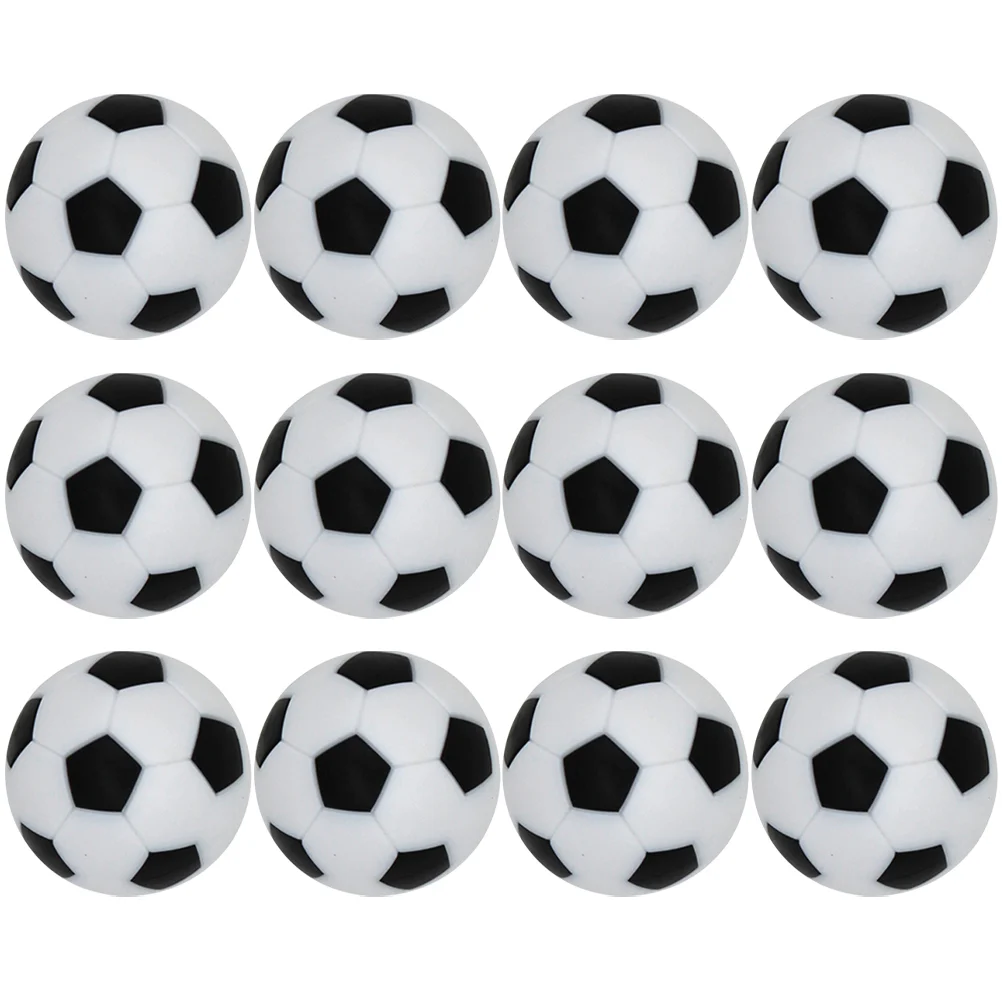 

12 Pcs Mini Table Football Replacements Soccer Foosball Game Supplies Balls Accessories The Hips Child Footballs