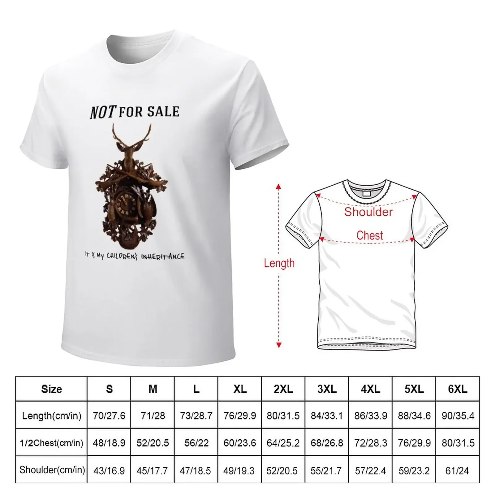 Not for sale, it is my children's inheritance T-Shirt plus size tops korean fashion oversized t shirt men