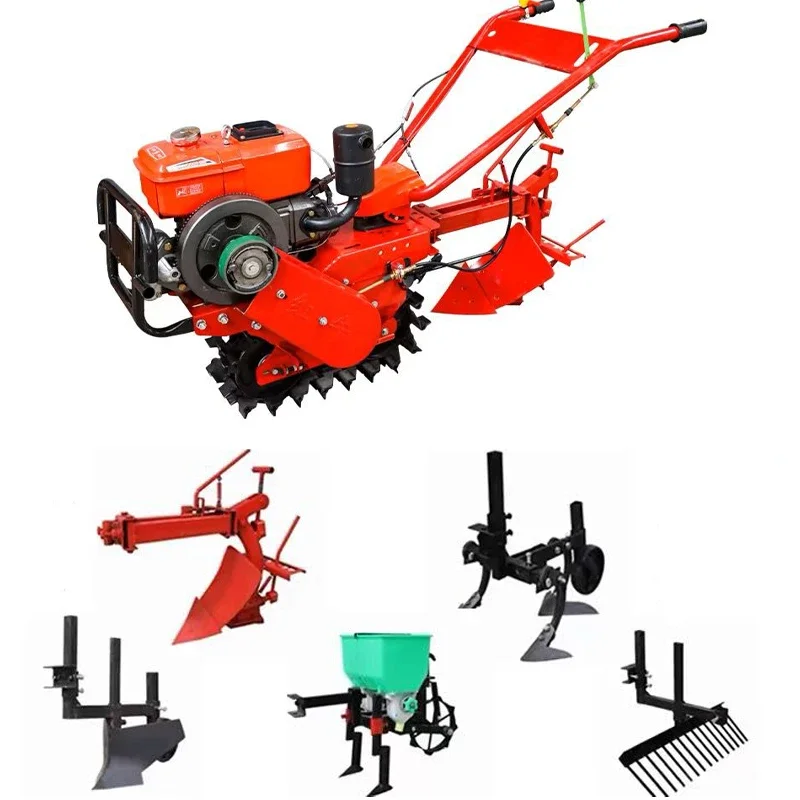 

farming equipment Cultivators Mini Tiller / Rotavator Plough / power tiller with tools