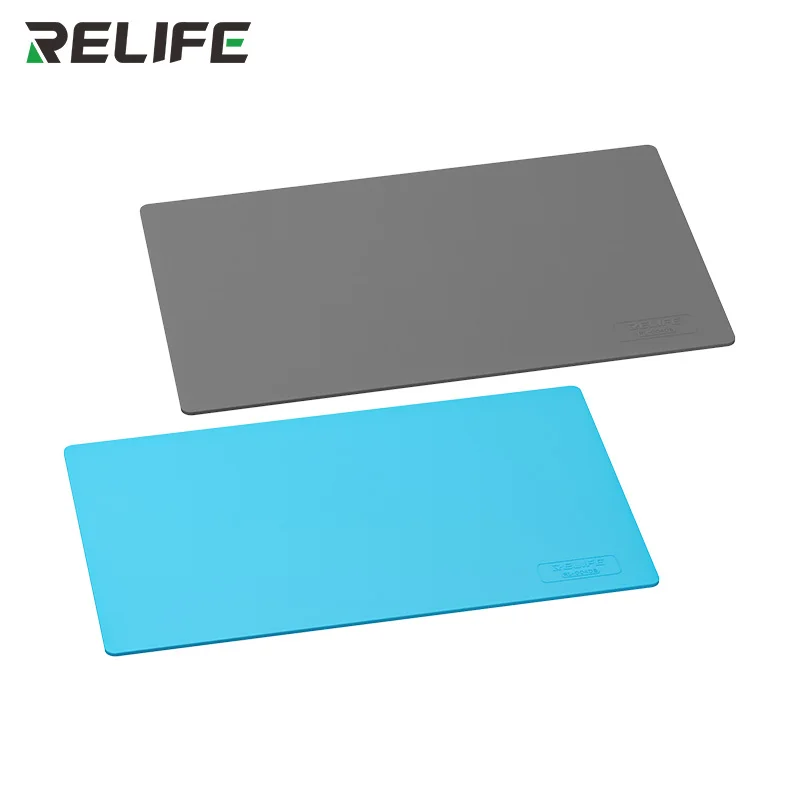 RELIFE RL-004DS Heat-Resistant Large Silicone Soldering Mat Anti-Static Repair Working Pad High Temperature Resistance of 500℃