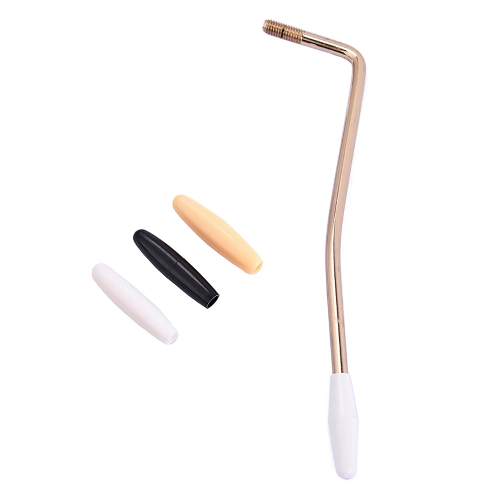 

Golden 6Mm Thread Guitar Whammy Bar Arm Tremolo with 3 Caps Sturdy Metal for Electric Guitar String Tension Adjustment Tone