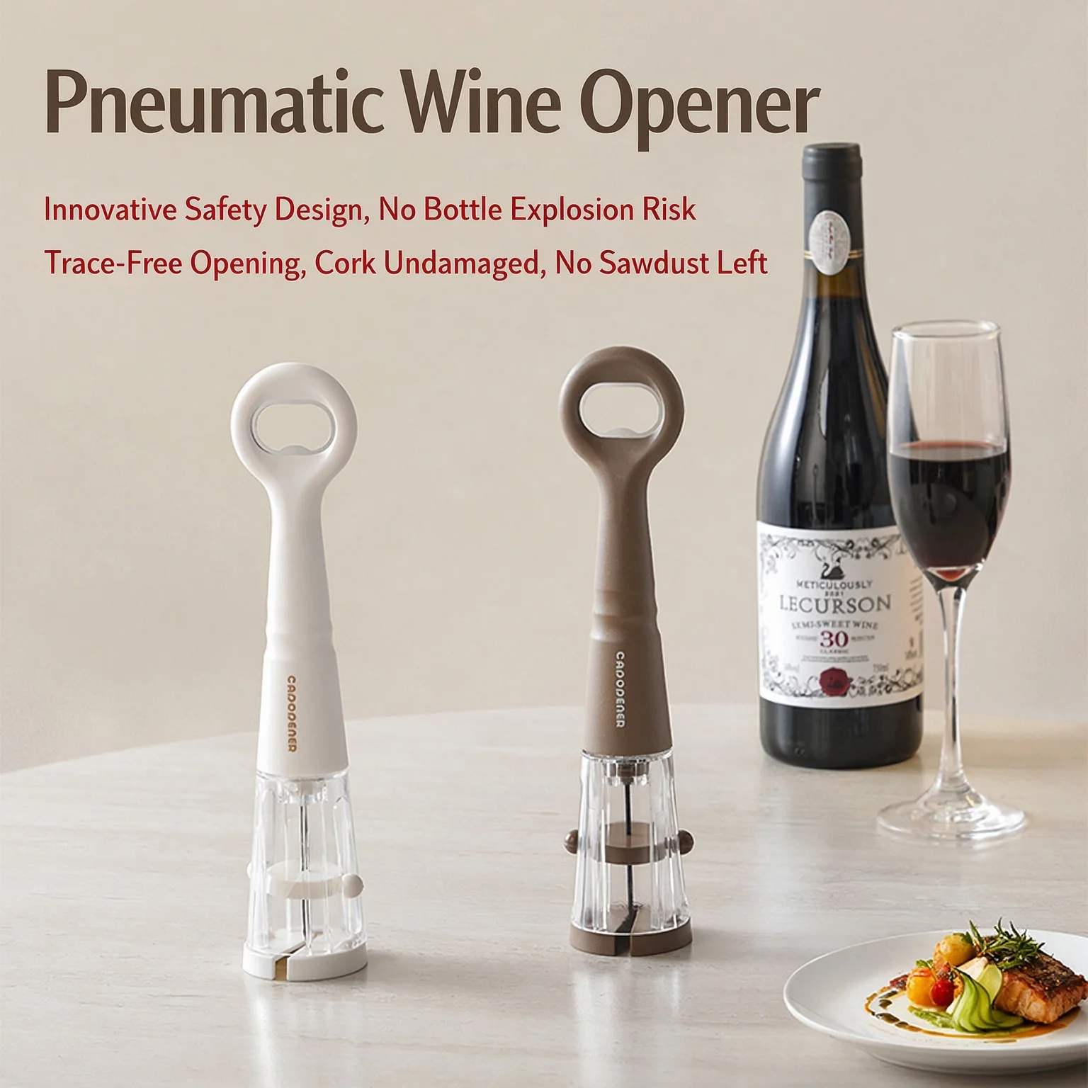 Air Pressure Wine Opener Needle Type Cork Remover Easy Bottle Opener Tool For Red Wine Kitchen Bar Accessories