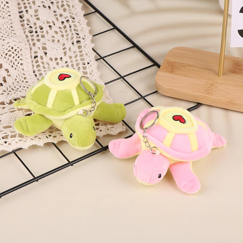 Kawaii Sea Turtle Plush Doll Stuffed Animal Doll Keychain Cartoon Turtle Plush Toys Backpack Pendant For Children Gifts