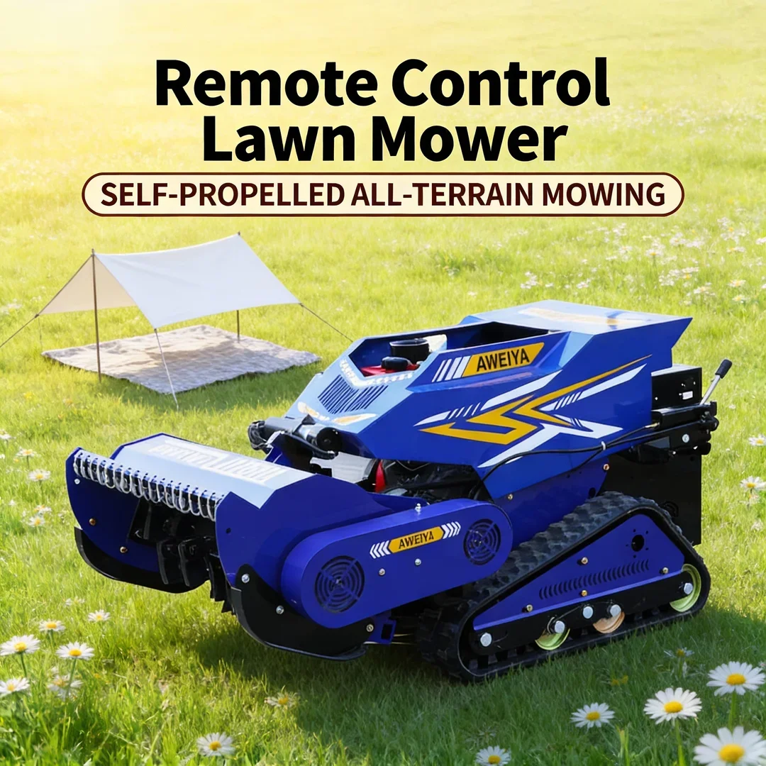 

Газонокосилка с дистанционным управлением по индивидуальному заказу - CE EPA Дизельный двигатель Вездеходные резиновые гусеницы Сельскохозяйственная машина для резки травы