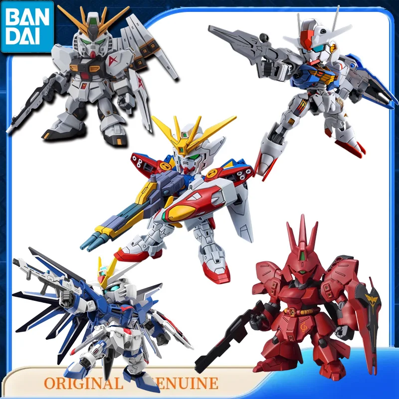 Bandai original genuíno sdex gundam RX-78 xxg zmmf strike barcatos anime figuras de ação brinquedos crianças presente montagem modelo ornamentos