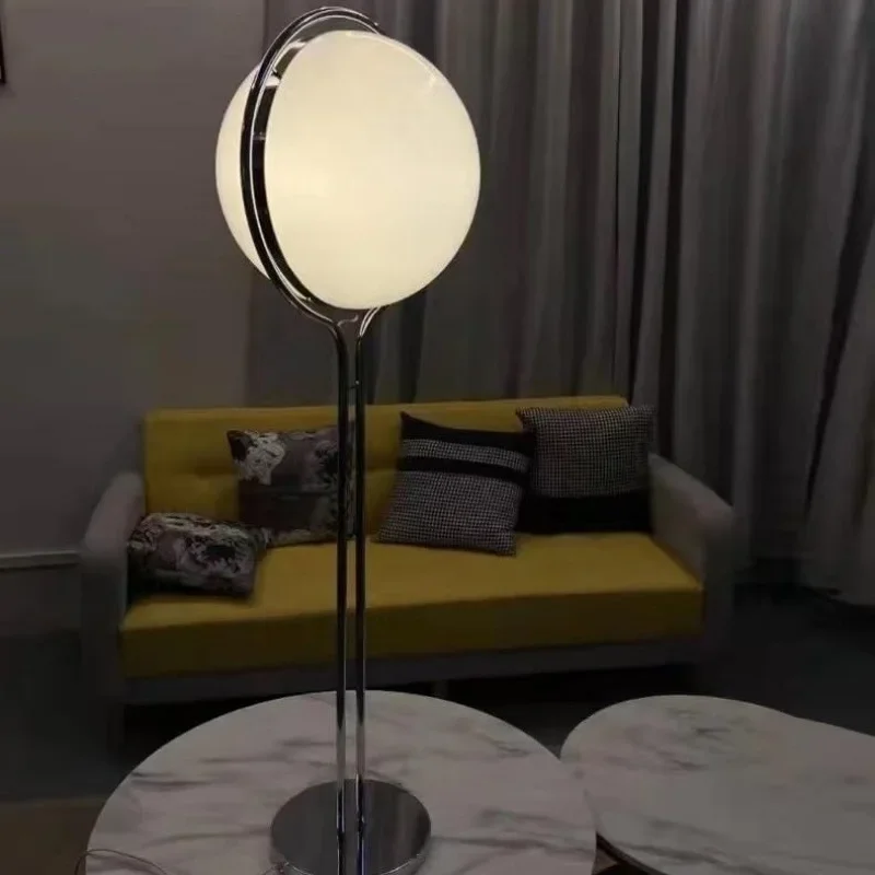 Nordic Floor Lamps Italian Style High-end Glass Planet Living Room Sofa Side Standing Lights Simple Study Lights Home Decorative