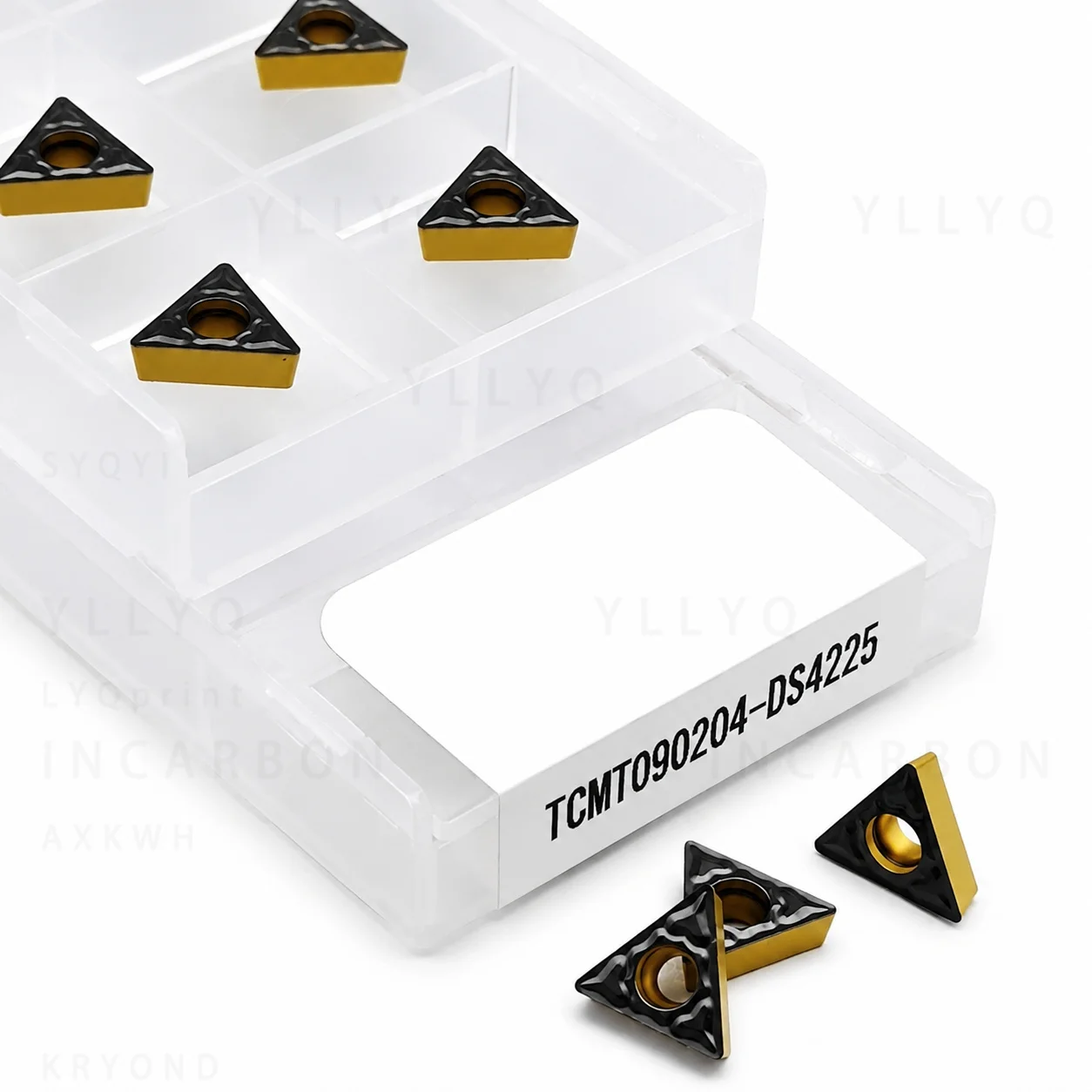 TCMT16T304/TCMT16T308/TCMT090204 DS4225 Carbide Turning Inserts for Stainless Steel CNC Lathe External Turning Tools view 2