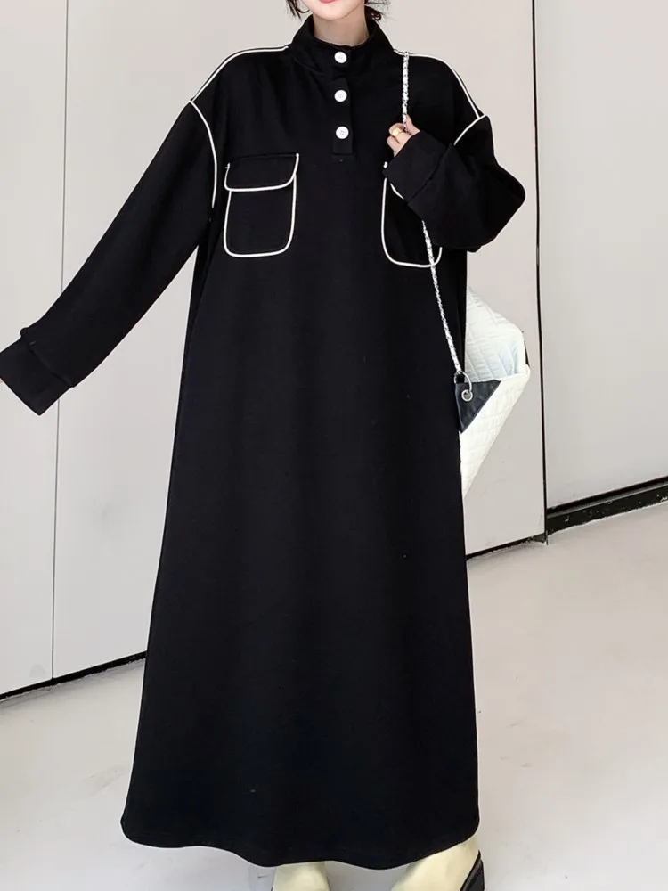 Oversize Lente Shirt Jurk Vrouwen Koreaanse Lazy Oaf Losse Lange Mouw Dames Jurken Vestidos Robe Femme