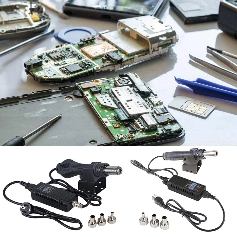 

Ручная паяльная станция 8858, быстрая регулировка потока воздуха для сварки, лидер продаж