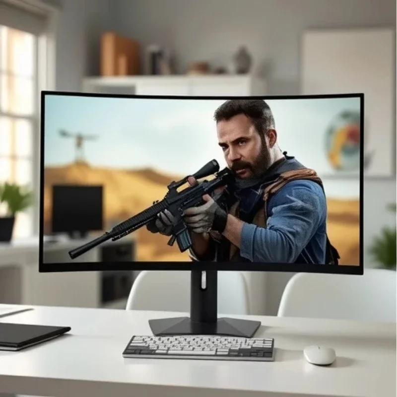 SG27QC 27-inch 2k Curved 180hz Chicken-eating Monitor Micro-frame Computer E-sports Game Wide Screen