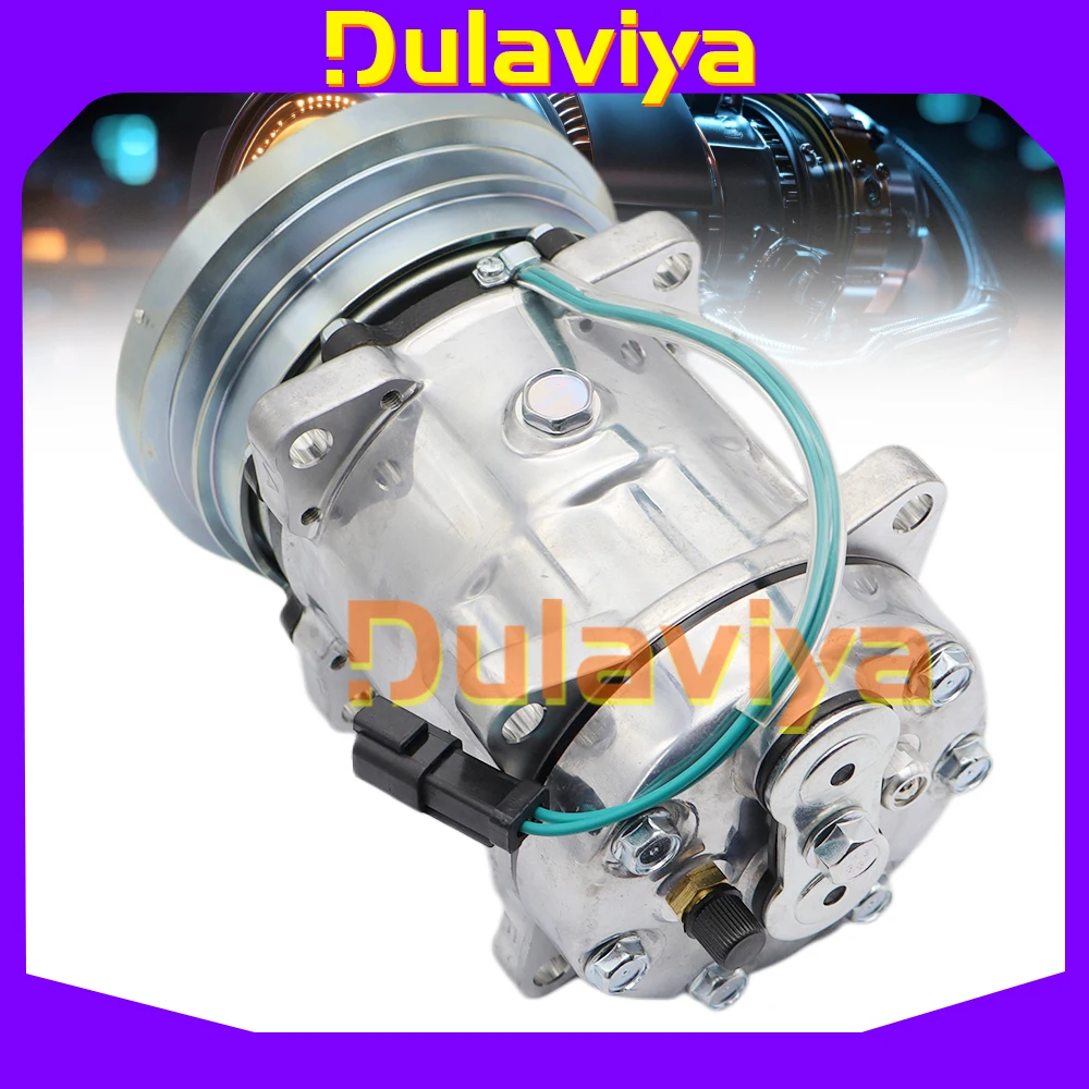 

AC Compressor For Caterpillar CAT Articulated Dump Truck D250E II Challenger 3E1906 1011759 1065122 469-6441 2004479 3E-1909