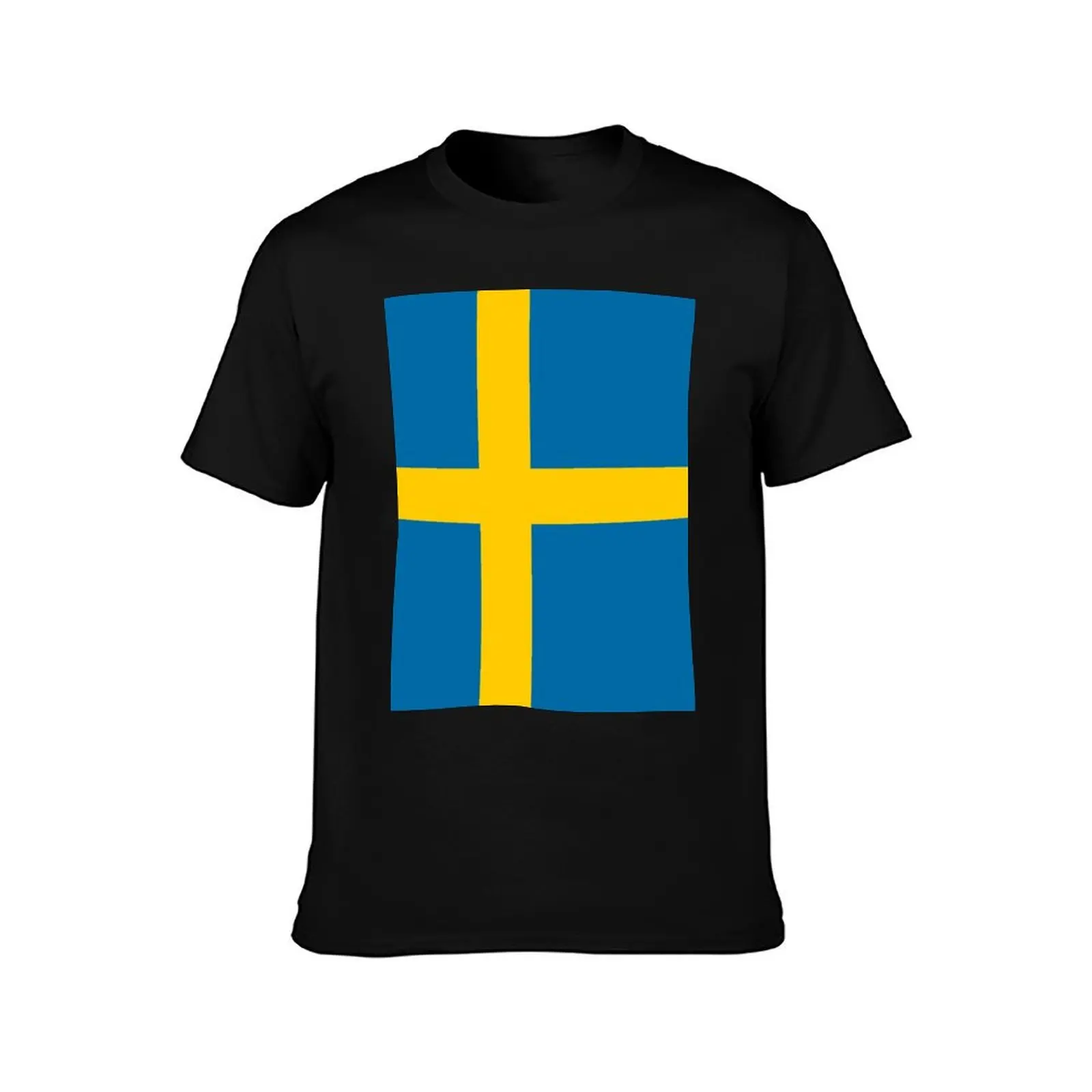 Swedish Flag of Sweden T-Shirt Short sleeve tee graphic shirts men workout shirt