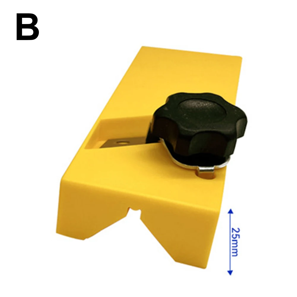Nuovo pratico rifinitore angolare per pialla in legno portatile ABS Engineering Plastic Double Slot e Single Slot SK5 Blade