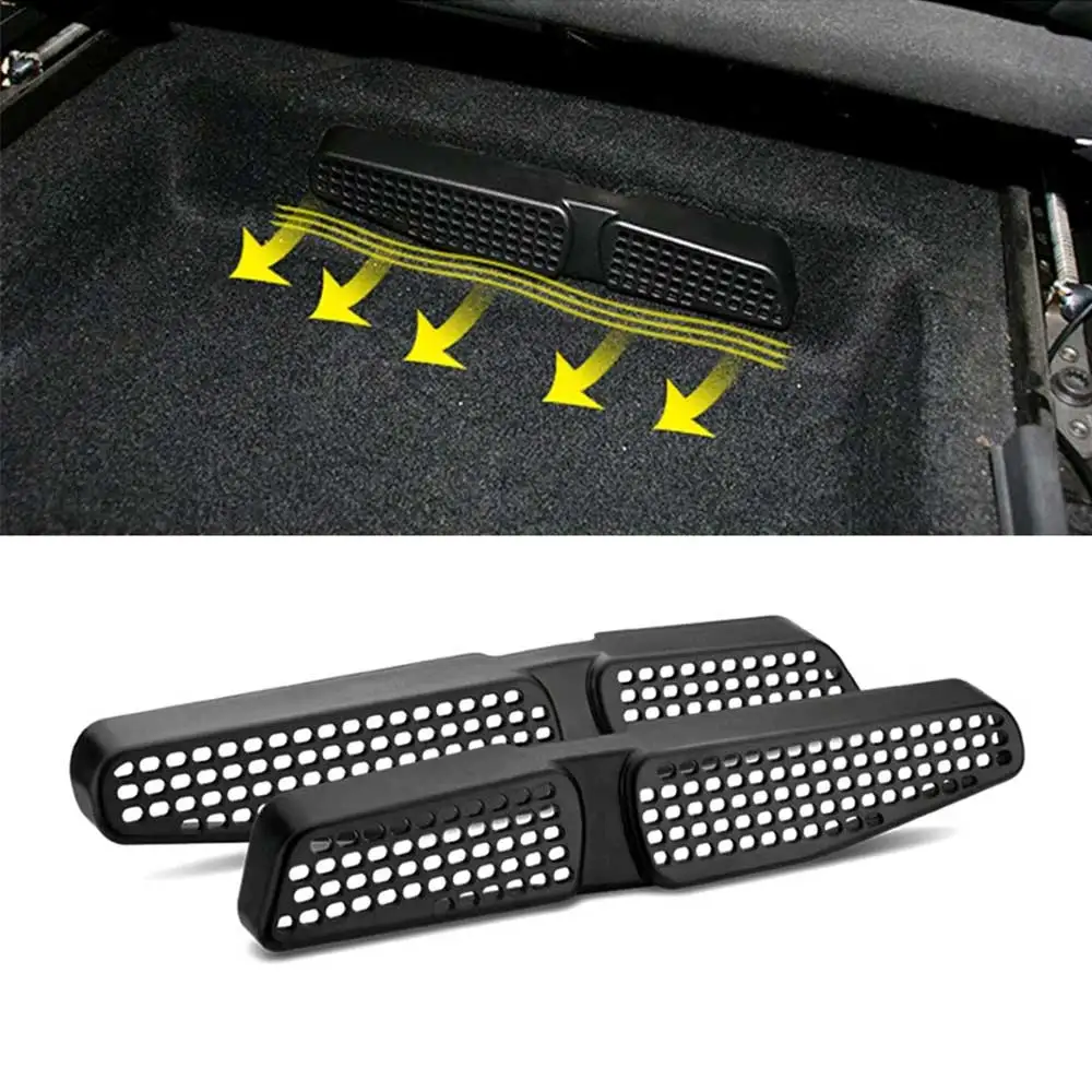2X Car AC Heat Floor Air Conditioner Duct Vent Outlet Grille Cover Trim for Volkswagen Vw T-roc 2017-2021 Golf 7 MK7 for Audi A3