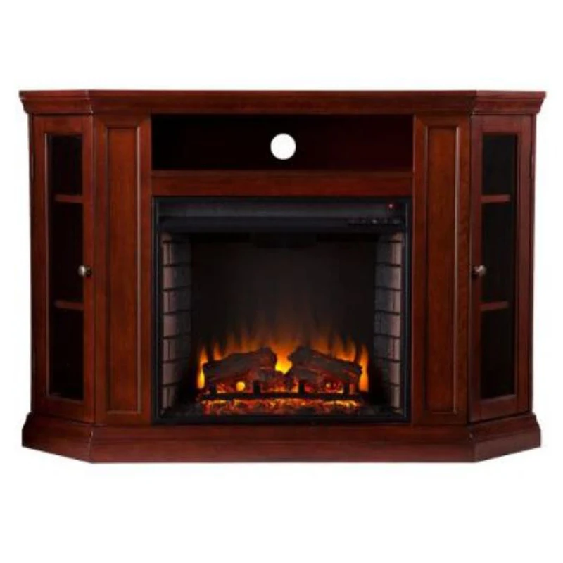 Electric Fireplace (With Mantel) tv stand white freestanding