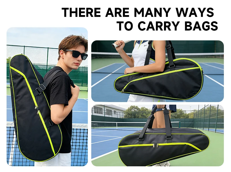 3-6 Stück Tennis-Rucksack mit Großer Kapazität, Tennisschläger-Tasche, Badminton-Sporttasche, Squash-Schlägertasche mit Separatem Schuhfach – Detail 7