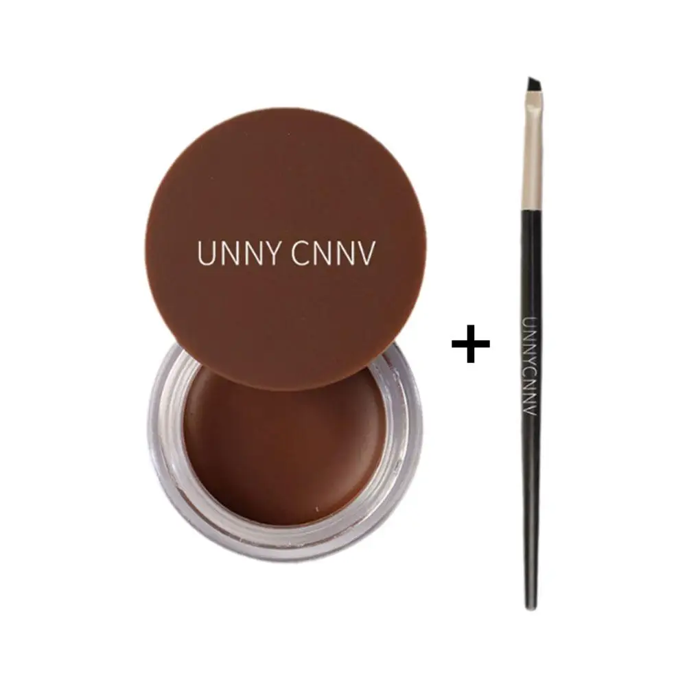 Natural Eyebrows Paste Waterproof Non Decolorizing Eye Eyebrow Paste Fixed Make Brushes Women Brow Gel Up Beauty H8R5