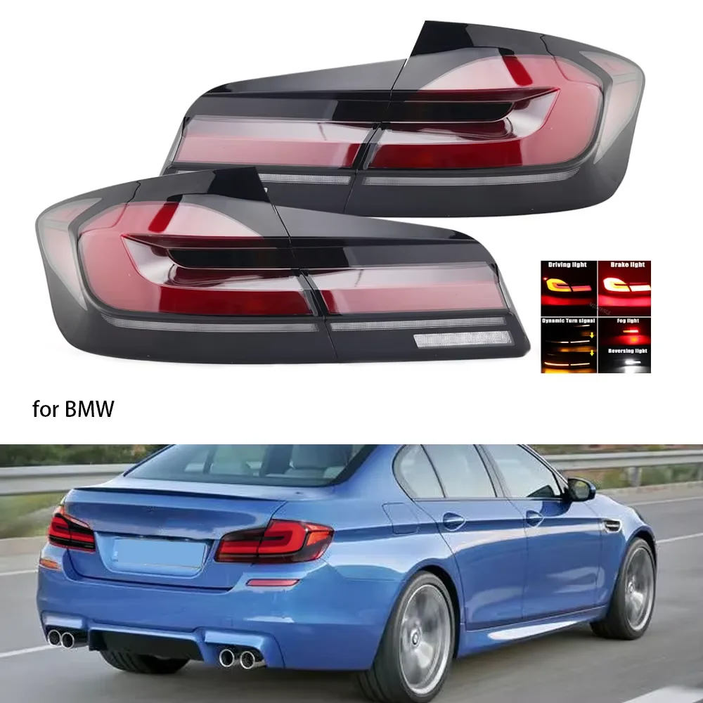 การรีวิวและแนะนำไฟท้ายสำหรับ BMW 5-Series F10 F18 ปี 2011-2017 ที่มีไฟสัญญาณไฟเลี้ยวแบบ LED แบบไดนามิก