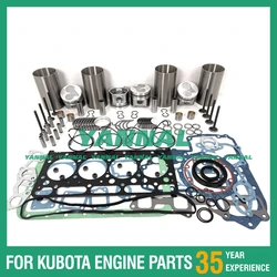 Superior Quality V2203-M-IDI V2203 Overhaul Engine Rebuild kit For Kubota Bobcat S130 S150 S160