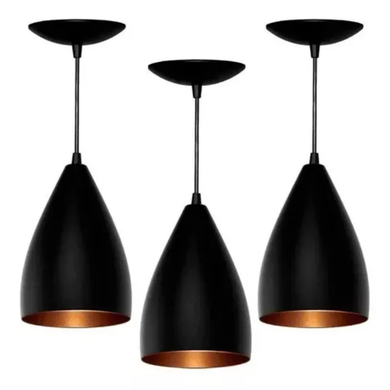 3 Pendants Vegas Luminaire Decoration Luxury Living Room Kitchen Luminaires Ceiling Lamps