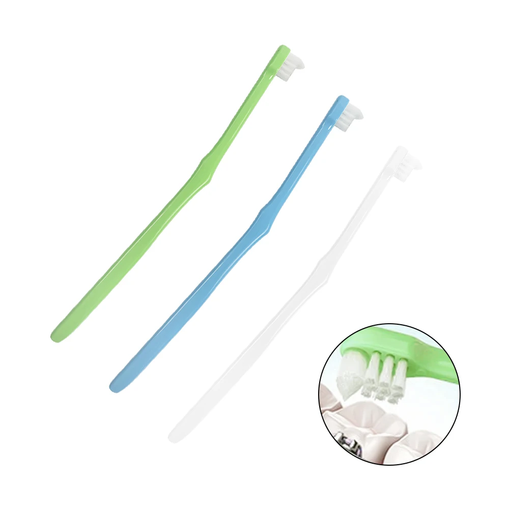 3pcs Tapered Interdental Tooth Brush Tuft Toothbrush Small Head End Orthodontic Braces Toothbrush Oral Care Dental Products