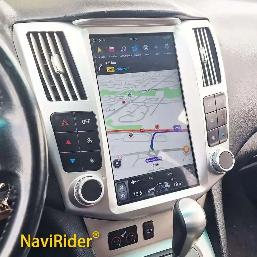 11.8inch Touch Android 13 Screen For Lexus RX330 RX300 RX350 RX400h 2006 Toyota Harrier GPS Carplay Car Multimedia Video Player