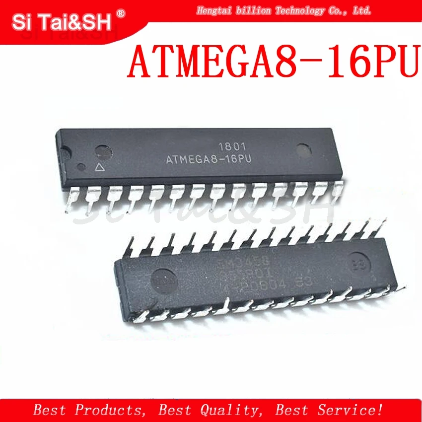 1pcs ATMEGA8-16PU  ATMEGA8 DIP28  New Original Embedded-microcontroller