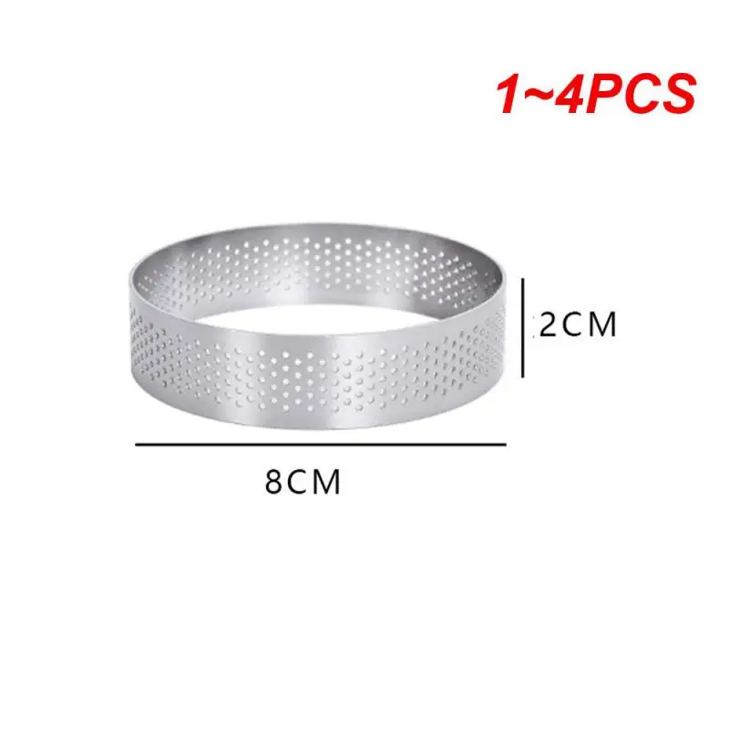 1~4PCS Mold Antirust Round Tower Cake Endless Creativity Food Grade 304 Stainless Steel Baking Utensils Oval Mold