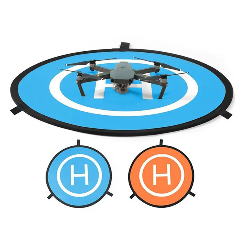 Drone Quadcopters Accessories, Universal 55cm 75cm Foldable Landing Pad RC Dron Mat Quadcopter Parking Apron Apron Pad