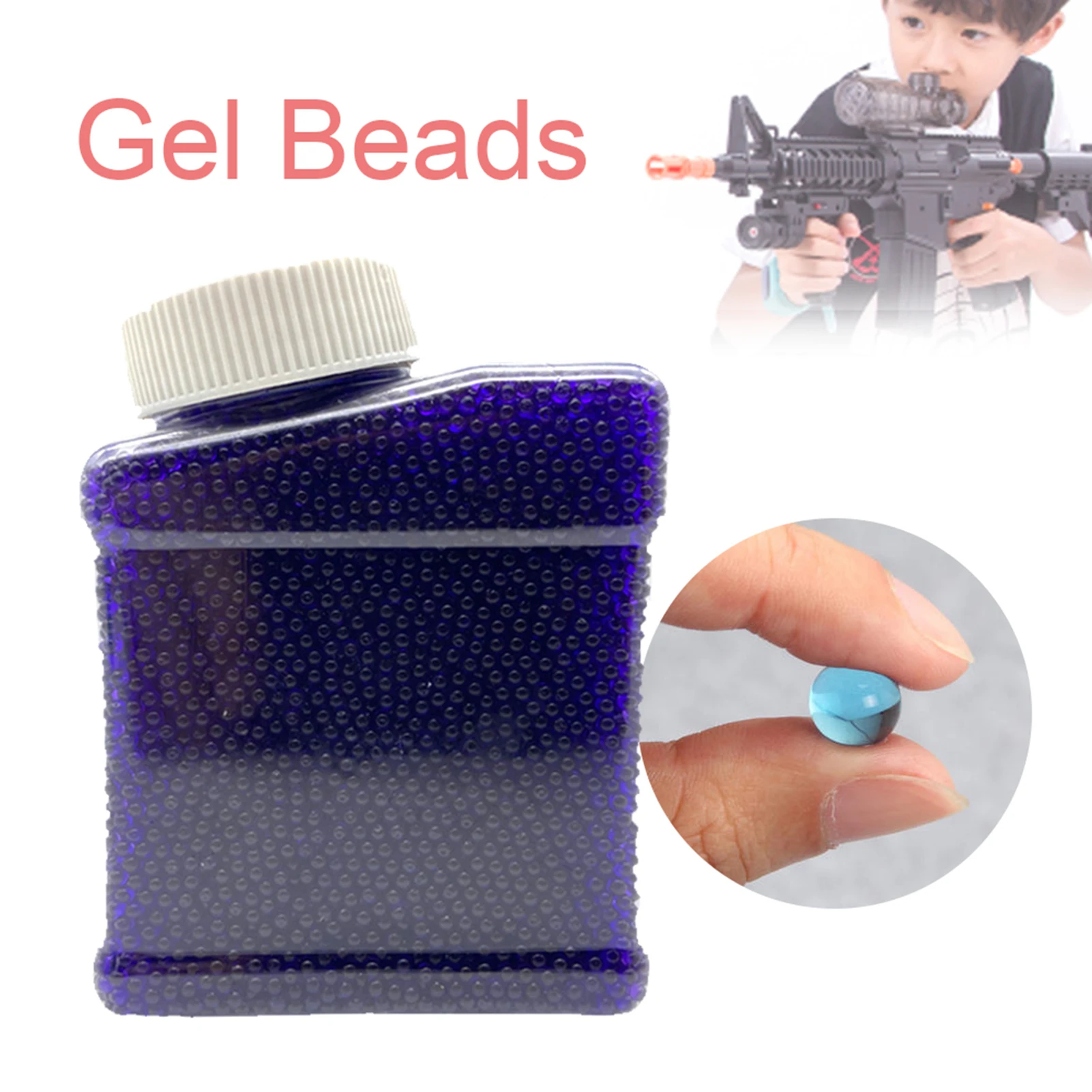 

30,000 Beads Jelly Water Gel Beads Growing Beads for Kids Sensory Toys ,Splatter Ball Gun ,Plants Vase Filler and Home Decor