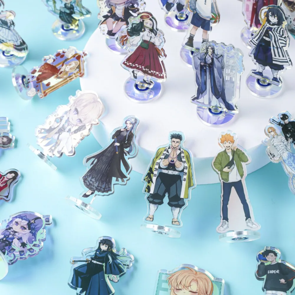 悪魔特効アクリル回転スタンドモデル竈門禰豆子時透無一郎アニメかわいいファインデスクトップ飾り装飾おもちゃギフト