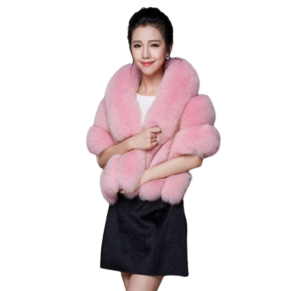 Premium Faux Fur Luxurious And Soft For Ultimate Comfort One Size Fits For Most Ladies Thicken Plush 5