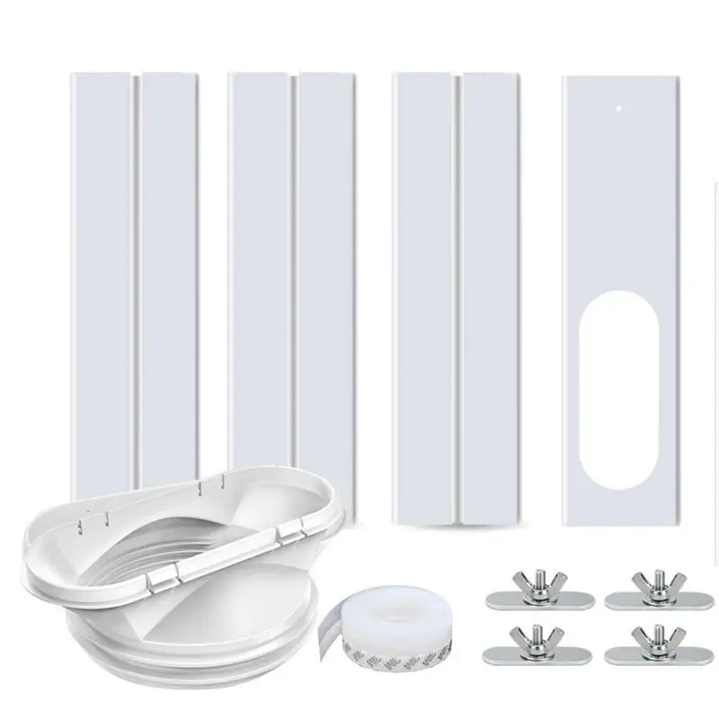 

Sliding Door AC Vent Kit Portable Air Conditioner Window Kit Universal Portable AC Window Kit Effective Isolation Of Hot Air And
