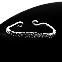 Cthulhu Style Octopus Cuff Bracelet Bangle for Men Women Open Octopus Bracelet Goth Punk Bangle Hip Hop Jewelry Accessories