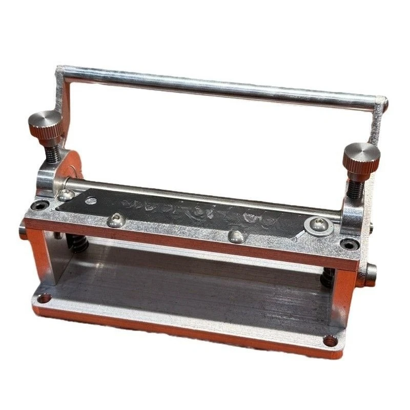 Máquina manual ajustable para rebajar cuero, herramienta para adelgazar cuero vacuno para cinturones, correas de reloj, uniformes, accesorios de artesanía y ferretería.