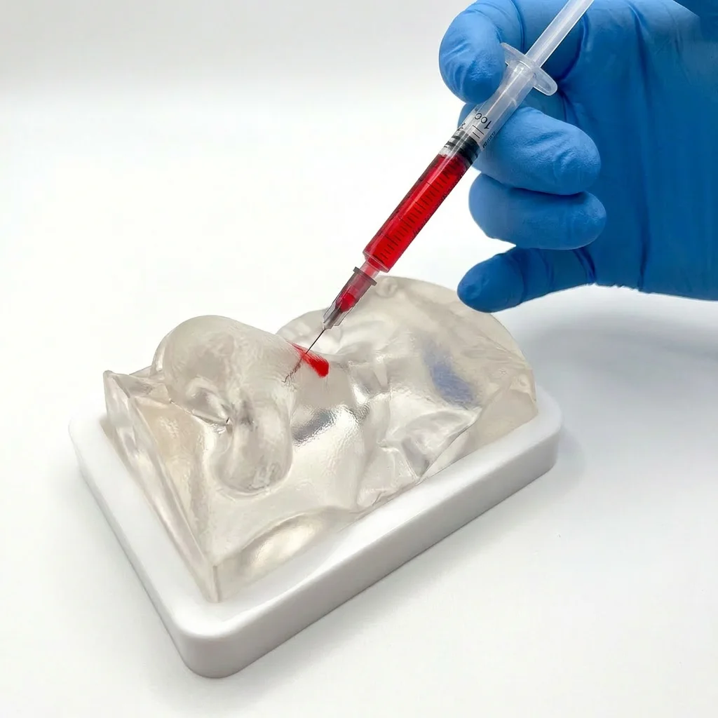 Reusable Injection Nose Training Model Applied Injection Rhinoplasty SMAS Training Botulinum Toxin injections
